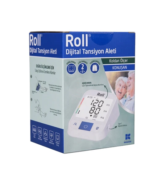 Roll Tansiyon Aleti Dijital Koldan Ölçer Konuşan ürün görseli 1