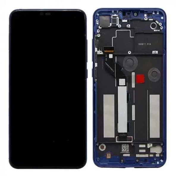 Xiaomi Mi 8 Lite Çıtalı (Birinci Sınıf) Lcd Dokunmatik Ekran M1808D2TG Mavi ürün görseli 1