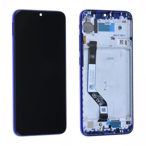 Xiaomi Note 7 Pro Çıtalı (Birinci Sınıf) Lcd Dokunmatik Ekran m1901F7S Siyah ürün görseli 1