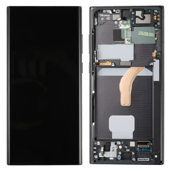 Samsung Galaxy S22 Ultra 5G Sm-S908 OLED Lcd Dokunmatik Ekran Bordo ürün görseli 1