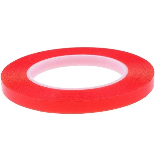 Elektronik Tamiri İçin Çift Taraflı Güçlü Bant (Kırmızı 1cm) ürün görseli 1