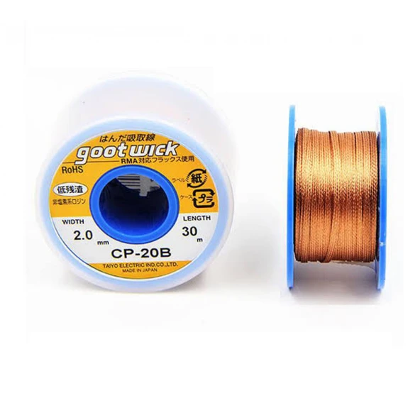 Gootwick CP-20B  Lehim Çekme Teli 2.0 Mm 30 Metre ürün görseli 1