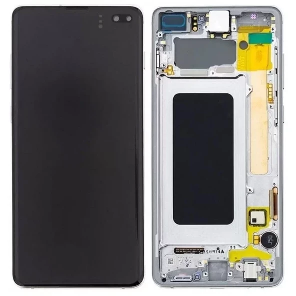 Samsung S10 Plus sm-g975F OLED Lcd Dokunmatik Ekran Siyah ürün görseli 1
