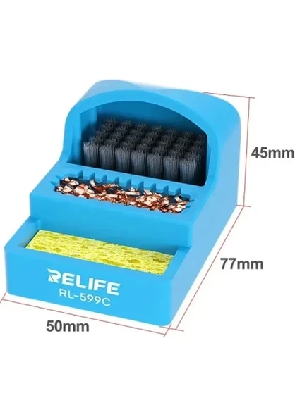 RELİFE RL-599C 3 In 1 Havya Ucu Temizleme Standı ürün görseli 1