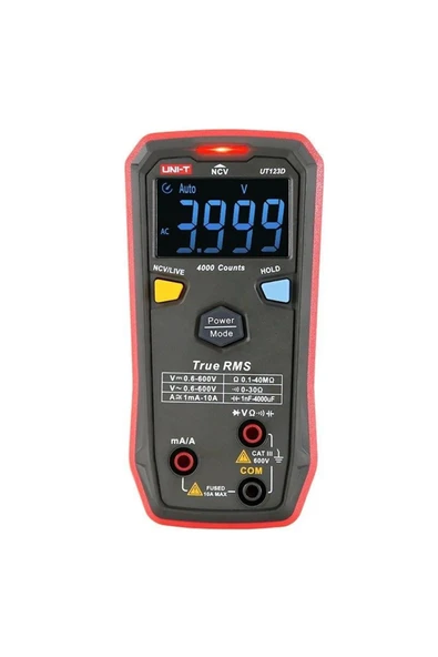 Unit Ut-123D Cep Tipi Akıllı Dijital Multimetre ürün görseli 1
