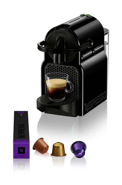Nespresso D40 BLACK İNİSSİA  Kapsüllü Kahve Makinesi ürün görseli 1