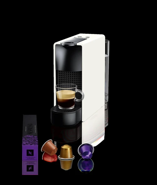 Nespresso C30 WHITE Essenza Mini Kapsüllü Kahve Makinesi ürün görseli 1