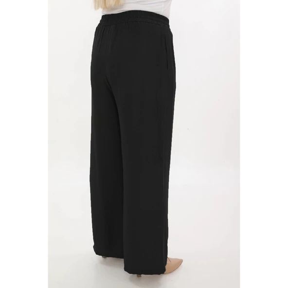 Viscose Büyük Beden Pantalon - Resim 3