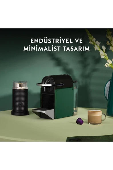 Nespresso C62 Pixie Kahve Makinesi,Yeşil - Resim 6