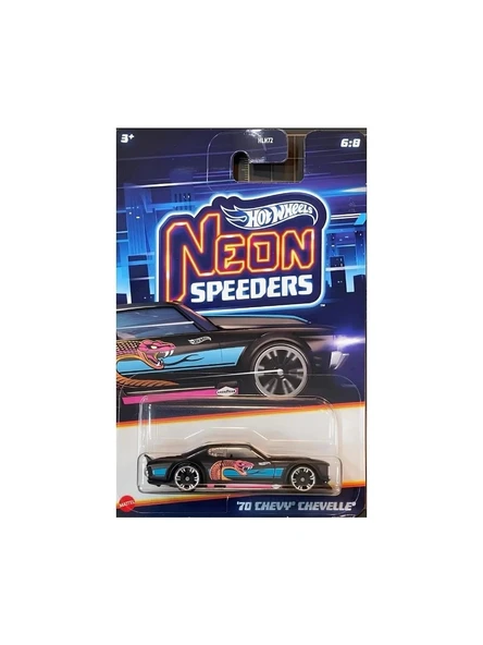 Hot Wheels Neon Yarışçılar HLH72 - '70 Chevy Chevelle ürün görseli 1
