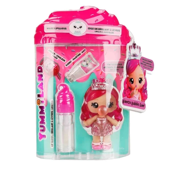 Yummiland Bianca Bubble Gum Bebeği ve Dudak Parlatıcısı - Resim 3
