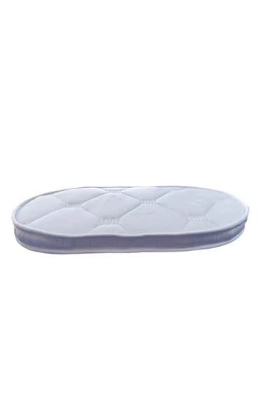 BRZ Yatak 50x90x15 Anne Yanı Oval Beşik Yatağı ürün görseli 1