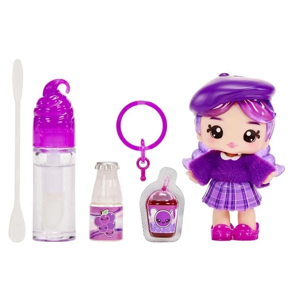 Yummiland Greta Grape Bebeği ve Dudak Parlatıcısı - Resim 2