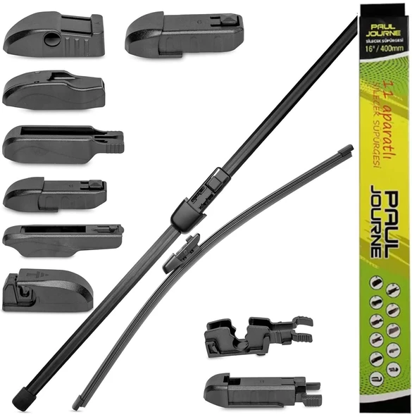 Velonova  Nissan Almera 2000-2006 2'li Ön Cam Sileceği Sağ Sol Silecek Takımı Aparatlı Silecek ürün görseli 1