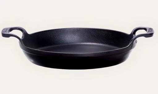 SÜREL DÖKÜM 22 CM YUVARLAK DÜZ SAHAN MAT SİYAH ürün görseli 1