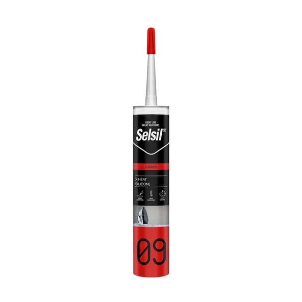 SELSIL X KIRMIZI ISI SILIKON 340 GR ürün görseli 1
