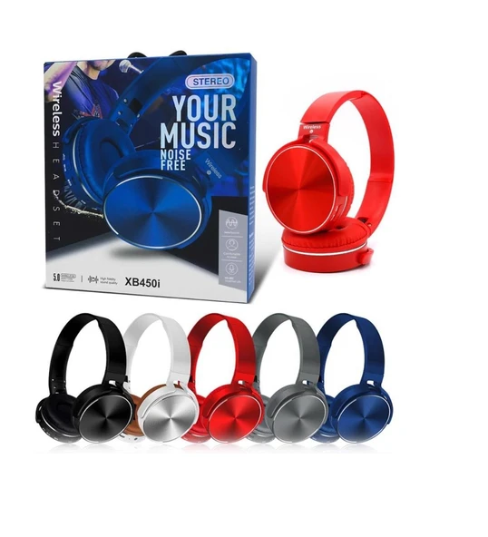 XB-450İ Kulaküstü Bluetooth Wireless Stereo Kulaklık (Siyah) ürün görseli 1