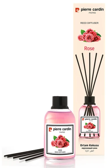 Pierre Cardin Reed Diffuser 110 ml – Rose – Gül Oda Kokusu - Resim 3