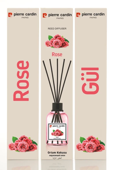 Pierre Cardin Reed Diffuser 110 ml – Rose – Gül Oda Kokusu - Resim 5
