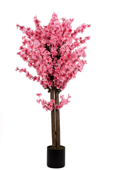 120 Cm Pembe Yapay Bahardalı Ağacı ürün görseli 1