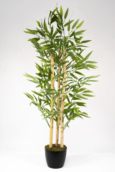 Yapay Bambu Ağacı 100 Cm 4 Bambulu ürün görseli 1