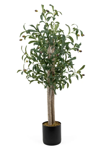 Siyah Saksıda 100 Cm Yapay Zeytin Ağacı ürün görseli 1