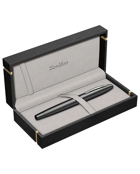 Scrikss Noble 350 Roller Kalem Mat Siyah M Uç ürün görseli 1