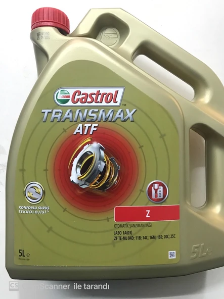 Castrol Transmax Z Otomatik Şanzıman Yağı 5 L ürün görseli 1