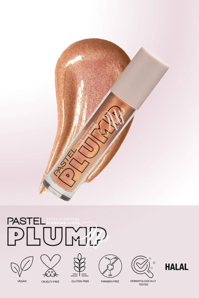 PASTEL Plump Up 213 Honey Extra Hydrating Plumping Gloss - Resim 4