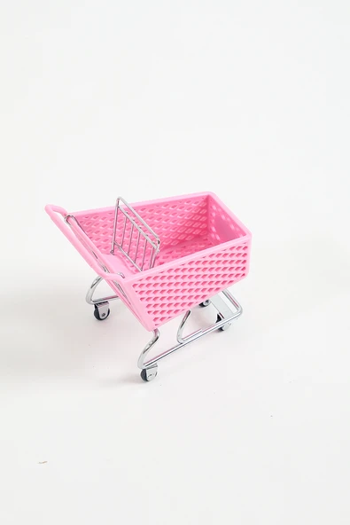 Mini Market Arabası Pembe - Resim 3