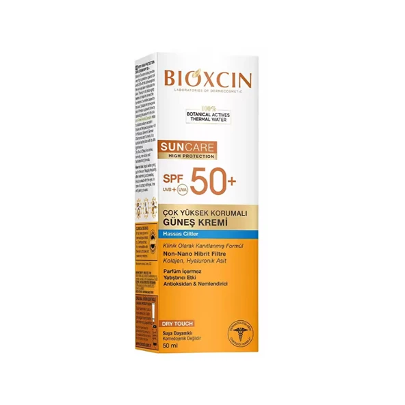 Bioxcin Suncare Hassas Ciltler SPF50+ Güneş Kremi 50 ml ürün görseli 1