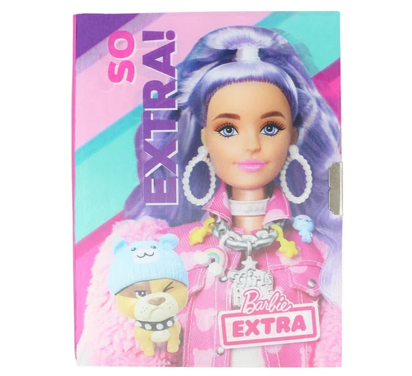 DOLPHIN HATIRA DEFTERI KILITLI BARBIE 3D (B-880) ürün görseli 1