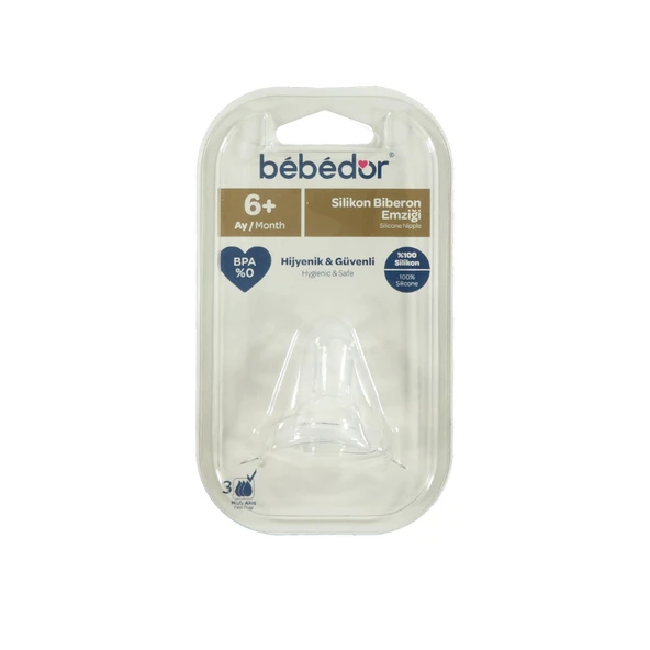 Bebedor Silikon Biberon Emziği Hızlı Akış Kod 303 ürün görseli 1