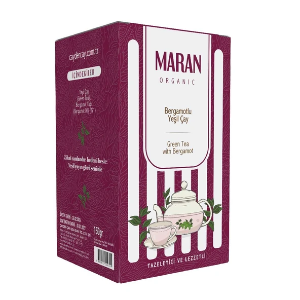 Bergamotlu Yeşil Çay 150 Gr ürün görseli 1