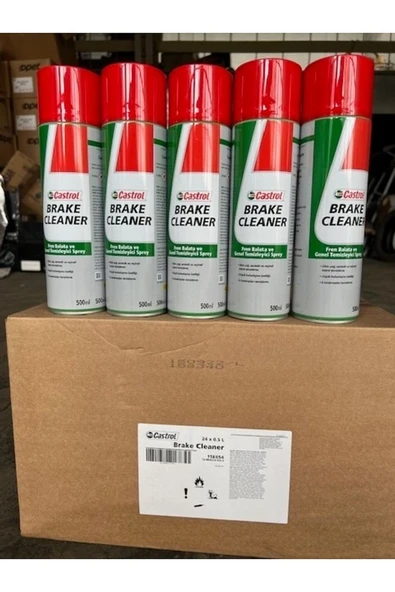 Brake Cleaner Fren Balata Ve Genel Temizleme Spreyi 500 Ml  24 adet ürün görseli 1