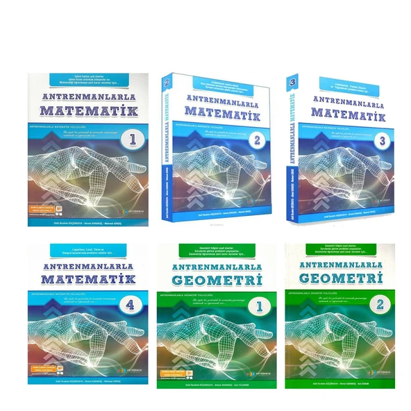 Antrenmanlarla Matematik ve Geometri Seti 6 Kitap ürün görseli 1