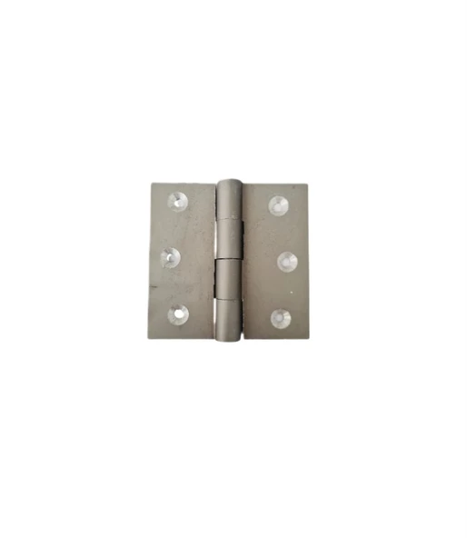 ALÜMİNYUM 6 CM GENİŞ SABİT MENTESE  60 X 60 X 2 MM / 10 ADET ürün görseli 1