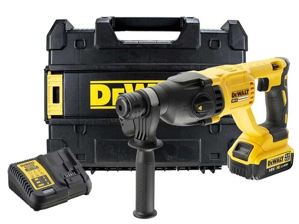 Dewalt DCH133M1 18V 4.0 Ah Şarjlı Pnömatik Kırıcı Delici Matkap (Tek Akülü) ürün görseli 1