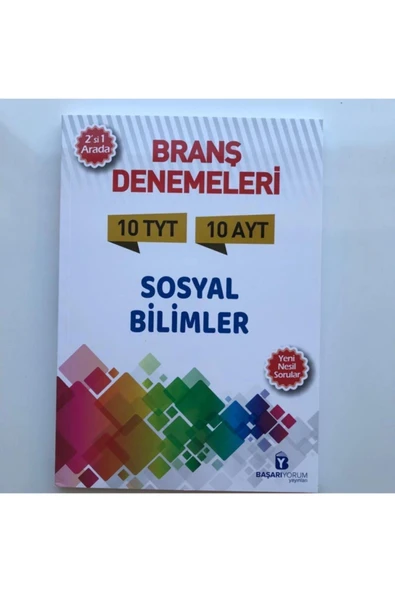 Başarıyorum Tyt Ayt Sosyal Bilimler Denemeleri ürün görseli 1