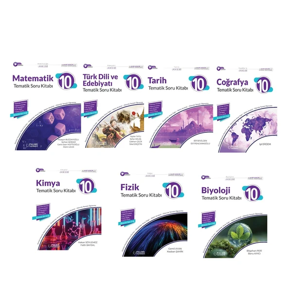 Palme 10. Sınıf Soru Bankası Seti 7 Kitap ürün görseli 1