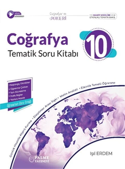 10. Sınıf Coğrafya Tematik Soru Kitabı Palme Yayınları ürün görseli 1