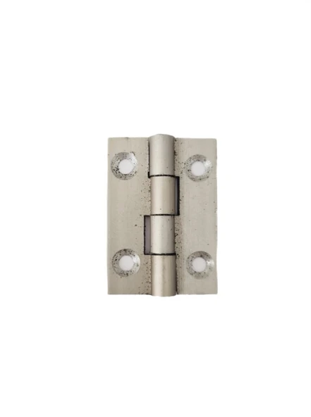 ALÜMİNYUM 6 CM SABİT MENTESE 60 X 40 X 1.8 MM / 10 ADET ürün görseli 1