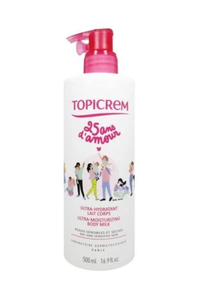 Topicrem Ultra Moisturizing Body Milk 500ml ürün görseli 1
