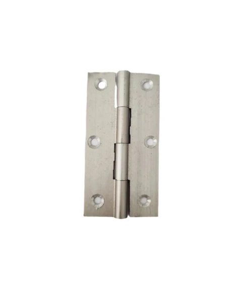 ALÜMİNYUM 8 CM SABİT MENTESE 80 X 40 X 1.8 MM / 10 ADET ürün görseli 1