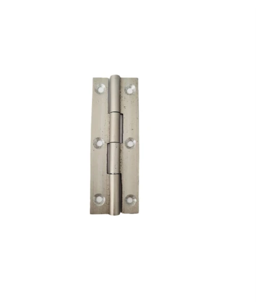 ALÜMİNYUM 8 CM DAR SABİT MENTESE 80 X 28 X 1.8 MM / 10 ADET ürün görseli 1