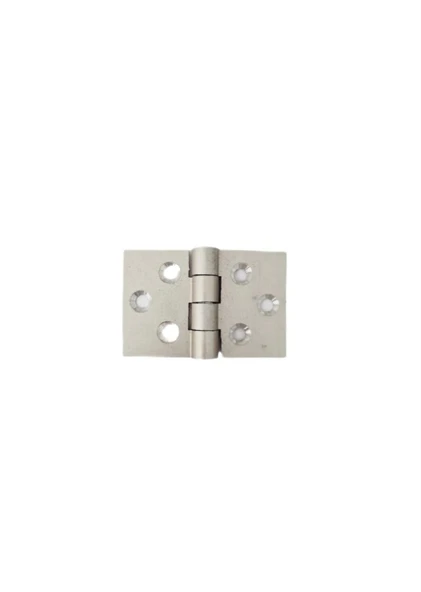 ALÜMİNYUM 2.5 CM DAR SABİT MENTESE 25 X 28 X 1.8 MM / 10 ADET ürün görseli 1