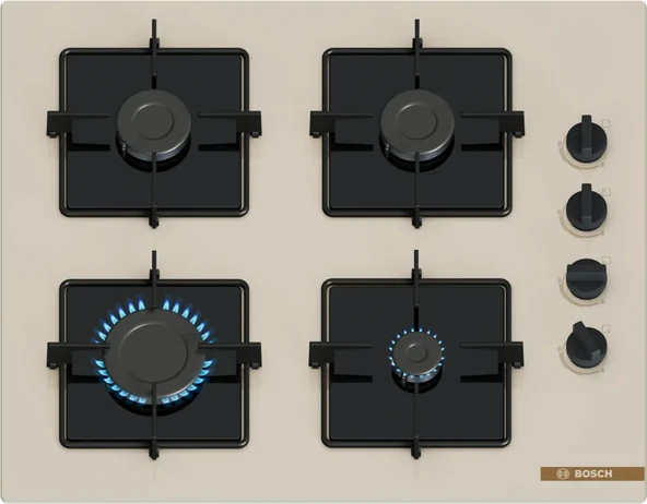 Bosch POP6C1O12O Beyaz Cam Ankastre Ocak ürün görseli 1