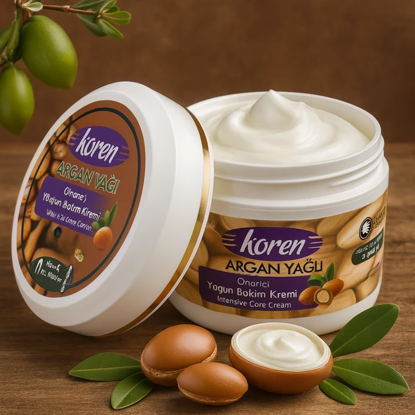 KOREN Argan Yağlı Yoğun Nemlendirici ve Onarıcı Krem  150 ml ürün görseli 1