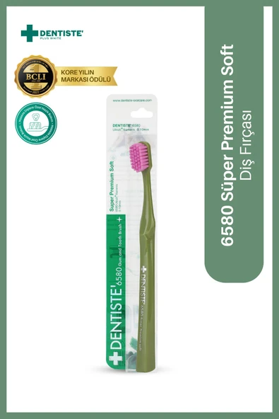 Dentiste 6580 Super Premium Soft Diş Fırçası & Yeşil & ürün görseli 1