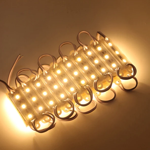 10 Adet 5 Watt GÜN IŞIĞI 3000K IP65 Modül Led, 10 Adet Magnetli, Çok Kaliteli 3000K. Işık Modül Led ürün görseli 1